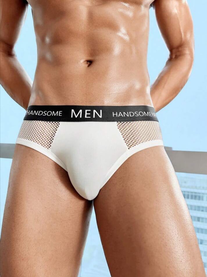 Men's Mesh Panel Briefs
